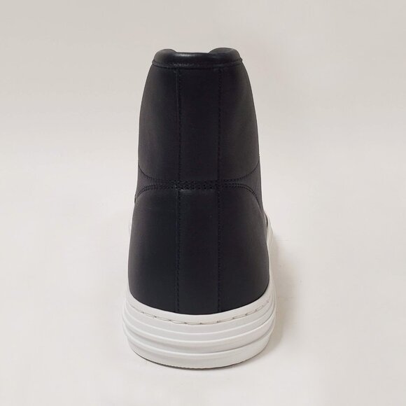 GUCCI MENS SNEAKERS HI TOP BLUE MICRO SOFT LEATHER w LOGO 7.5G US 8 - Picture 7 of 10